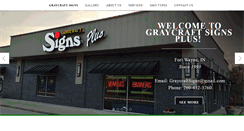 Desktop Screenshot of graycraftsigns.com